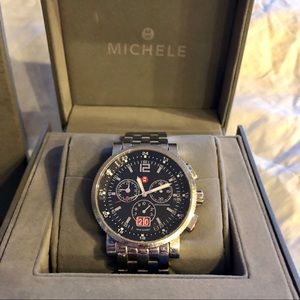 Michele Sport Sail silver watch